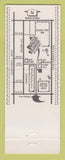 Matchbook Cover - Back Stage Scottsdale AZ movie stars