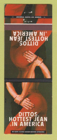 Matchbook Cover - Ditto's Jeans girlie