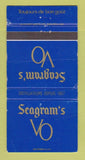 Matchbook Cover - Seagram's VO Liquor Canada WORN 30 Strike