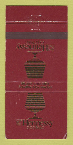 Matchbook Cover - Hennessy Cognac Schieffelin WEAR 30 Strike