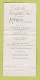 Matchbook Cover - Riviera Las Vegas NV casino 30 Strike