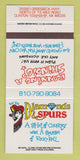 Matchbook Cover - Diamond Spurs Clinton Township MI girlie 30 Strike