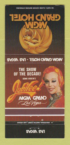 Matchbook Cover - MGM Grand Hotel Las Vegas NV girlie 30 Strike
