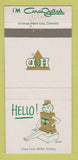 Matchbook Cover - Hinde Dauch Packaging girlie 30 Strike