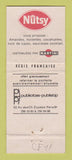 Matchbook Cover - Martini and Rossi Liquor Hotel Atlantic Nice France