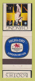 Matchbook Cover - Booth's High & Dry Gin WEAR