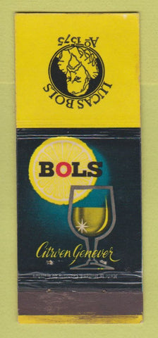 Matchbook Cover - Lucas Bols Liquor Holland Gin WEAR