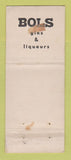 Matchbook Cover - Lucas Bols Liquor Holland Gin WEAR