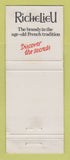 Matchbook Cover - Richelieu Brandy WEAR