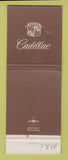 Matchbook Cover - Cadillac Schreffler Pontiac Buick Sunbury PA WEAR
