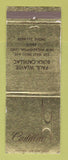 Matchbook Cover - Cadillac Paul Weaver Buick New Philadelphia OH WEAR
