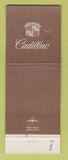 Matchbook Cover - Cadillac Paul Weaver Buick New Philadelphia OH WEAR