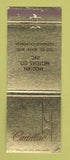 Matchbook Cover - Cadillac Modern Motors Glendale CA