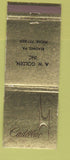 Matchbook Cover - Cadillac AW Golden Reading PA