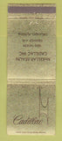 Matchbook Cover - Cadillac McKellar Braun Orlando FL
