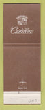Matchbook Cover - Cadillac McKellar Braun Orlando FL