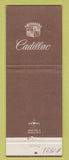 Matchbook Cover - Cadillac Vallee Bowe Oldsmobile Woodbury NJ WEAR