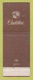 Matchbook Cover - Cadillac Garner Amarillo TX