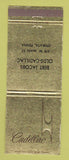 Matchbook Cover - Cadillac Bert Jacobs Oldsmobile Ephrata PA