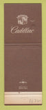 Matchbook Cover - Cadillac Bert Jacobs Oldsmobile Ephrata PA