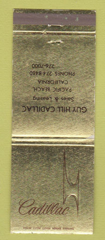 Matchbook Cover - Cadillac Guy Hill Pacific Beach CA