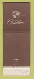 Matchbook Cover - Cadillac Freeman Motors South Bend IN