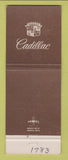 Matchbook Cover - Cadillac Shea Oldsmobile Williamsport PA WEAR