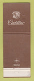 Matchbook Cover - Cadillac McLean Santa Ana CA WEAR