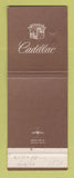 Matchbook Cover - Cadillac Bert Jacobs Oldsmobile Ephrata PA WEAR