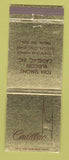 Matchbook Cover - Cadillac Tom Simons' Rubicon Dayton OH