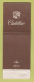 Matchbook Cover - Cadillac Rohrich Pittsburgh PA WEAR