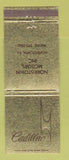 Matchbook Cover - Cadillac Norristown PA