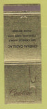 Matchbook Cover - Cadillac Central Cleveland OH