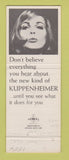 Matchbook Cover - Kuppenheimer Men's Clothes Baum's McAllen TX