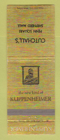 Matchbook Cover - Kuppenheimer Men's Clothes Cutchall's Oklahoma City OK