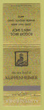 Matchbook Cover - Kuppenheimer Men's Clothes Rogoff Bros Shaker Heights OH