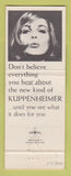 Matchbook Cover - Kuppenheimer Men's Clothes Cerioni's Madera CA WEAR