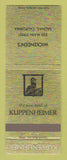 Matchbook Cover - Kuppenheimer Men's Clothes Wickenden's Salinas CA