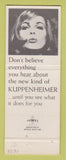 Matchbook Cover - Kuppenheimer Men's Clothes Wickenden's Salinas CA