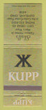 Matchbook Cover - Kuppenheimer Men's Clothes Skall's Cleveland OH