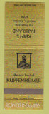 Matchbook Cover - Kuppenheimer Men's Clothes Kern's Wichita KS
