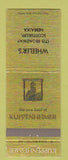 Matchbook Cover - Kuppenheimer Men's Clothes Wheeler's Scottsbluff NE