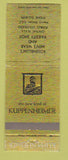 Matchbook Cover - Kuppenheimer Men's Clothes Rosenblum's Pueblo Colorado