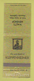 Matchbook Cover - Kuppenheimer Men's Clothes Walt's Alameda CA