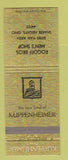 Matchbook Cover - Kuppenheimer Men's Clothes Rogoff Bros Shaker Heights OH