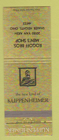 Matchbook Cover - Kuppenheimer Men's Clothes Rogoff Bros Shaker Heights OH