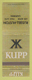 Matchbook Cover - Kuppenheimer Men's Clothes Russell Huston Los Altos CA WEAR