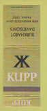 Matchbook Cover - Kuppenheimer Men's Clothes Durkhardt Davidson's Parma OH