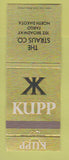 Matchbook Cover - Kuppenheimer Men's Clothes Straus Fargo ND
