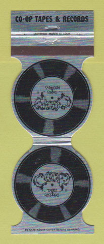 Matchbook Cover - COOP Tapes Records Music CHAIN